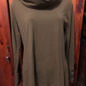 Merona cowl neck top L